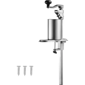 Vevor kommerzieller Dosenöffner, manueller Tischdosenöffner für Dosen bis zu 40 cm Höhe, höhenverstellbarer Konservenöffner mit Schrauben & Tischklemme, Büchsenöffner für Restaurants Hotels