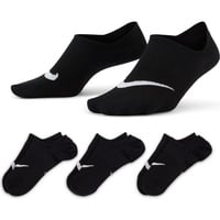 Nike Everyday Plus Lightweight Trainings-Footie-Socken Damen Black/White 38-42