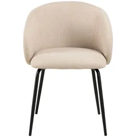 VCM 2er Set Actona Stuhl Eleanor Stoff Beige