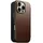 Nomad iPhone 16 Pro Flipcase braun