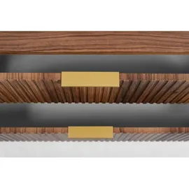 Rodan Waschtischunterschrank | Waschbeckunterschrank - Eiche Haselnuss - Modernes Design - Soft-Close Schubladen - Hängeschrank - Dunkelbraun