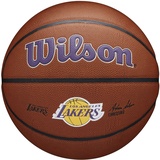 Wilson Basketball TEAM ALLIANCE, LOS ANGELES LAKERS, Indoor/Outdoor, Mischleder, Größe: 7