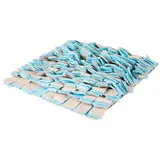 Duvo+ Snackmatte Futter-Suchspielzeug blau/grau 35x35 cm