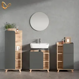 livinity® Livinity Badmöbel-Set 1-tlg. Sonoma Eiche