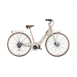 MBM Elektro-Citybike E-LITE LADY 28 Zoll, creme