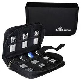 MediaRange BOX98 Speicherkarte-Gehäuse 3 Karten Nylon Schwarz