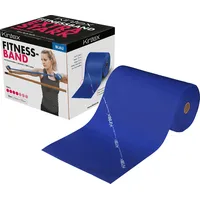 KinteX Fitnessband 25m Rolle Yogaband Kraft Training Gymnastik Blau
