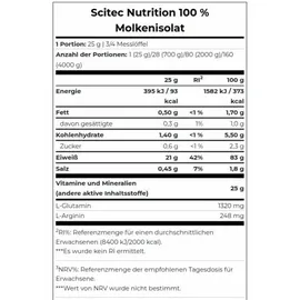 Scitec Nutrition 100% Whey Isolate Vanille Pulver 700 g