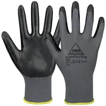 hase Sicherheitshandschuhe Superflex Grip Größe 9, Polyester/Nitril