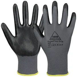 hase Sicherheitshandschuhe Superflex Grip Größe 9, Polyester/Nitril