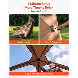 Vevor Campingzelt 6 Personen Pop-Up-Zelt