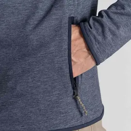 Craghoppers Reißverschlusspullover Sweatshirt Melange Blau 46