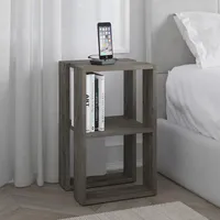 Decortie Nachttisch Lonie ca. 35x55x30 cm Dunkelbraun