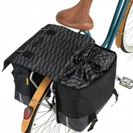 URBAN PROOF Recycled Double Fahrradtaschen schwarz/grau