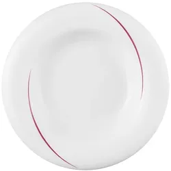 Esmeyer 6 x Seltmann Salatteller 19 cm, Form: Laguna, Dekor:  34622 bordeaux Flanken
