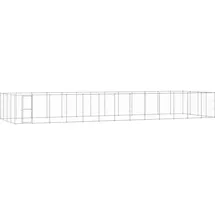 vidaXL Outdoor-Hundezwinger Verzinkter Stahl 53,24 m2