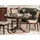 Casa Padrino Jugendstil Esstisch 90-125 x 75 cm dunkelbraun