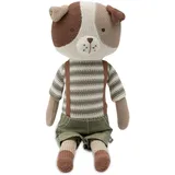 jollein Kuscheltier Hund Mick 30 cm Mehrfarbig
