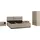 OTTO home Schlafzimmer-Set Cross, moderne, grifflose Optik, FSC-zertifiziert, (4-tlg., Bett 180x200cm, 2 Nachtkommoden, Schrank 2-oder 4-türig), Komplettschlafzimmer-Set braun