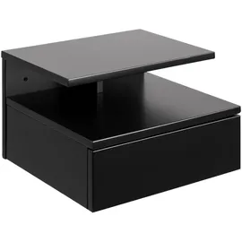 VCM Nachtschrank Ashlan 35 x 22,5 x 32 cm Schwarz