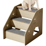 Hundetreppe für kleine Hunde – bewegliche Holztreppe für Haustiere, Hundetreppe, Hundetreppe, verschleißfeste Hundetreppe aus Holz, Hundetreppe für Bett, Sofa, Möbel