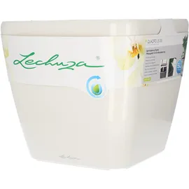 LECHUZA Quadro LS 35 Komplettset 35 x 35 x 33 cm weiß