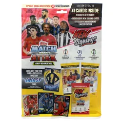 Topps - Match Attax UEFA Champions League TC 2024/2025 – Update Mega Multipack #1 New Signings