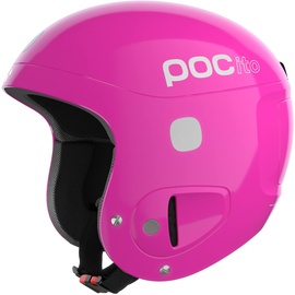 POC POCito Skull - Sicherer Kinderskihelm für Rennen, Fluorescent Pink, XS-S (51-54cm)