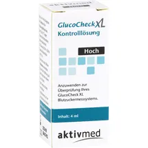 aktivmed GlucoCheck XL Kontrolllösung hoch