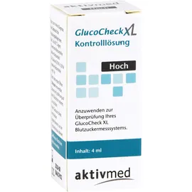 aktivmed GlucoCheck XL Kontrolllösung hoch