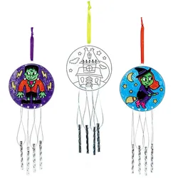 Sonnenfänger Windspiele Halloween (pro Set 3) Halloween-Basteleien