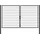 GAH Alberts Doppeltor 300 x 180 cm Anthrazit/Metall