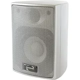 Dynavox AS-301 Satelliten-Lautsprecher, Paar, für Heimkino oder Büro, kompakte Surround-Box, Wandmontage, Silber