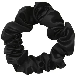 BYBARB PURE SILK HAIR SCRUNCHIE BLACK Haargummi Damen 