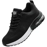 Rona Shoes Sicherheitsschuhe Arbeitsschuhe Stahlkappenschuhe Leichte Bequeme Sportliche Arbeitsschutzschuhe Herren Damen Delta White EU 46 - 46 EU