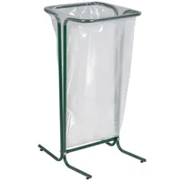 TUBAG Rossignol Müllsackständer 110 L moosgrün röhrenförmiger Müllsackhalter aus Stahl