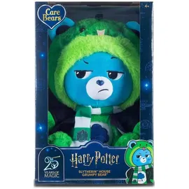 Care Bears x Harry Potter Slytherin Grumpy Bear 30cm – Premium Hogwarts-Haus-Sammlerstück, Alter 4+