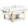 Royal Catering Chafing Dish GN 1/1 Goldakzente 9 L 2 Brennstoffzellen - Chafing Dishes