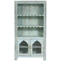 Marrakesch Orient & Mediterran Interior Bücherregal 200 x 0 x 0 cm Blau