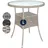 CASARIA Polyrattan Beistelltisch Ø 60 x 74 cm Beige/Grau
