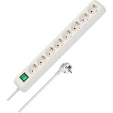 Brennenstuhl Eco-Line, 8-fach, 1.5m, weiß (1159320018)