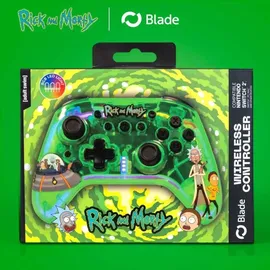 Blade Rick und Morty Controller Grün Nintendo Switch