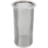 Cold Brew Kaffeefilter, Edelstahl Mesh Filterglas Kaffeefilter wiederverwendbarer Weithals Mesh Zylinderfilter(8x15cm)