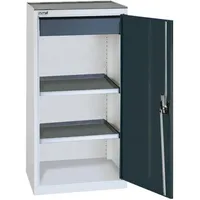 stumpf metall Werkzeug und Materialschrank 3000 RAL 7035/7016 1 Schublade 2 Wannen