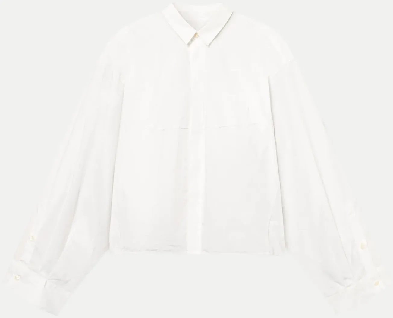 Bluse Bomber Weiß M/L