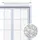 Wometo Fadenvorhang, 90x245 Oeko-Tex®, weiß Silber glänzend kürzbar