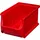 Allit Sichtlagerkasten Gr. 3 B150xT235xH125 mm rot