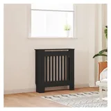 vidaXL Heizkörperabdeckung Schwarz 78 x 19 x 81,5 cm Holzwerkstoff