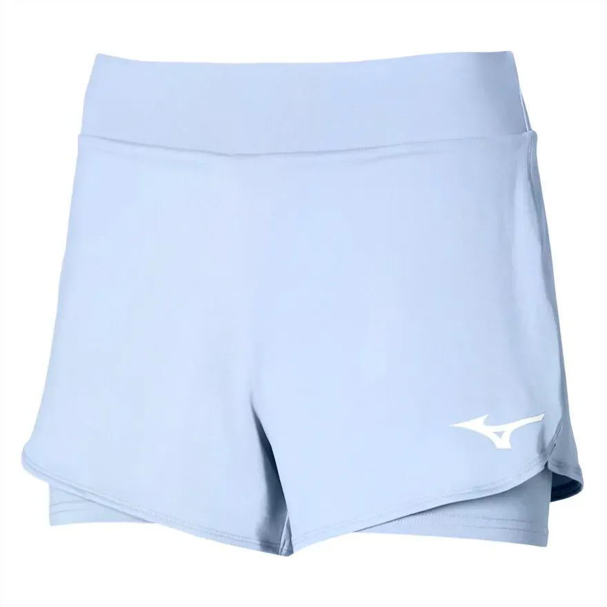 Damen Shorts Mizuno  Flex Short Halogen Blue S - Blau