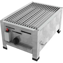 ChattenGlut Gasbräter 1-flammig 340 x 530 x 270 cm Edelstahl inkl. Rost